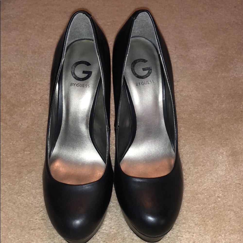 G by Guess black platform heels. Barely worn